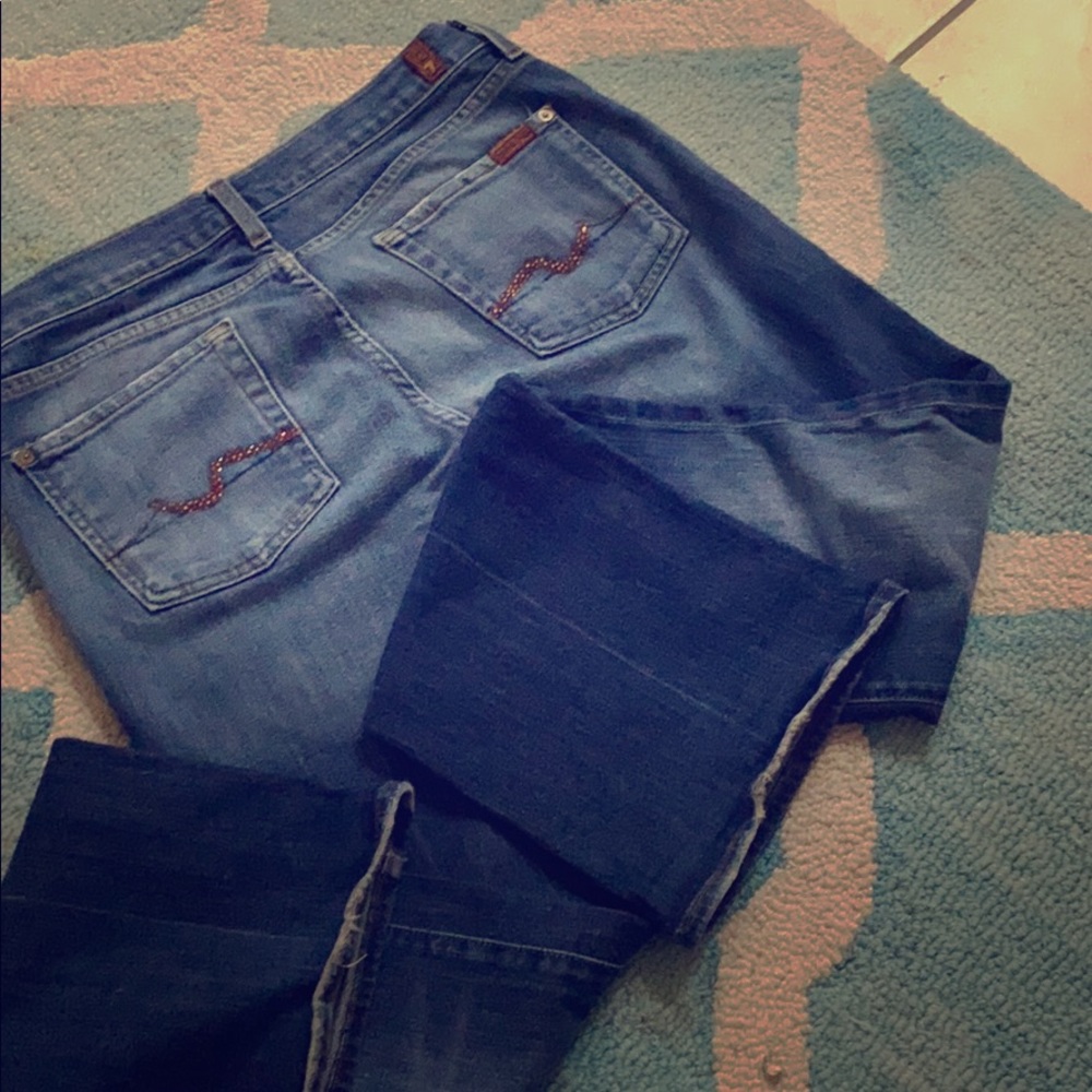 7FAM size 29 with rhinestone pocket. BLING